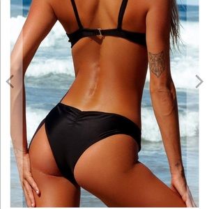 NWT Moderate Black Bikini Bottom